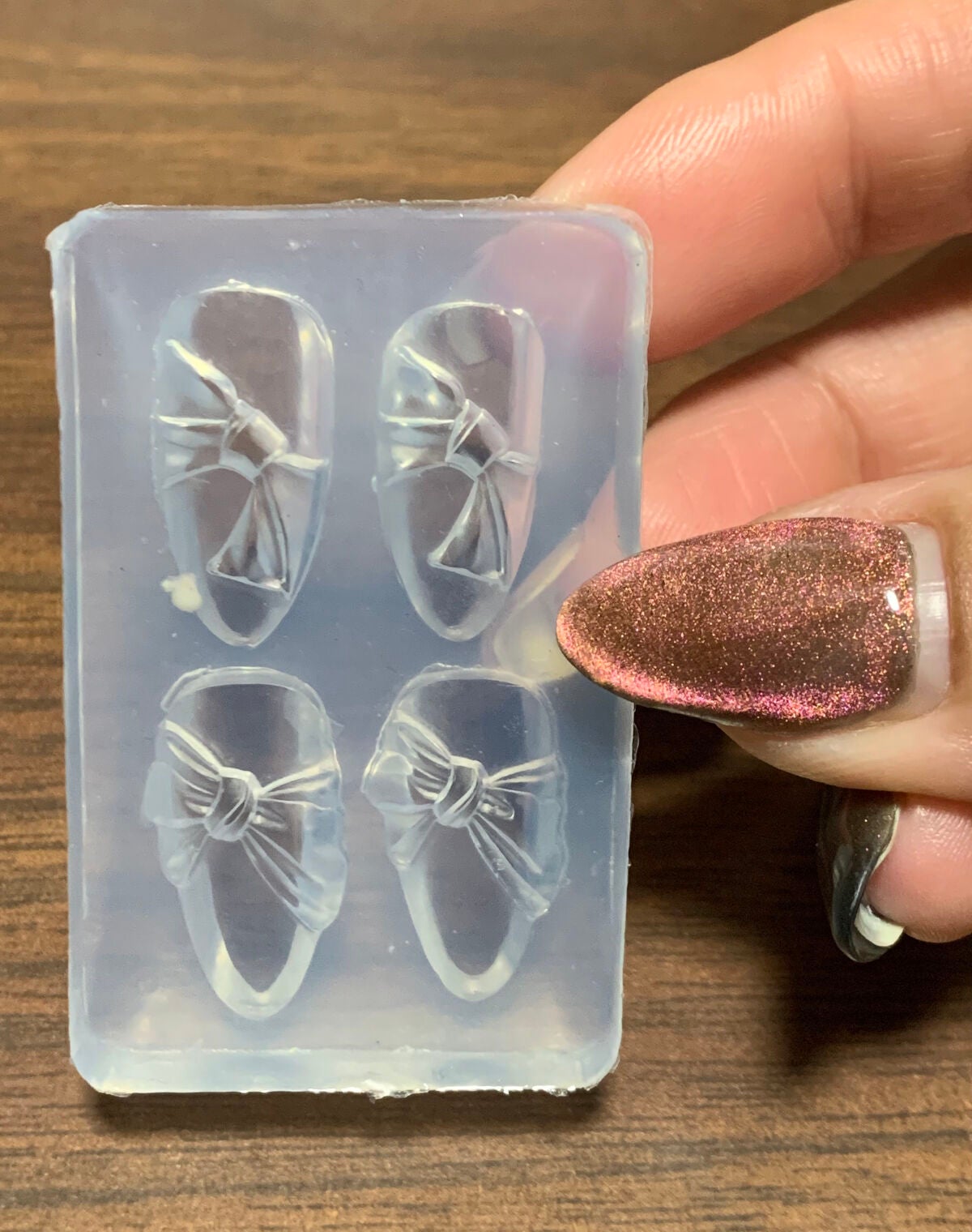 シリコンモールド/NAILTOWN/ジェルネイルを使ったクチコミ(8枚目)