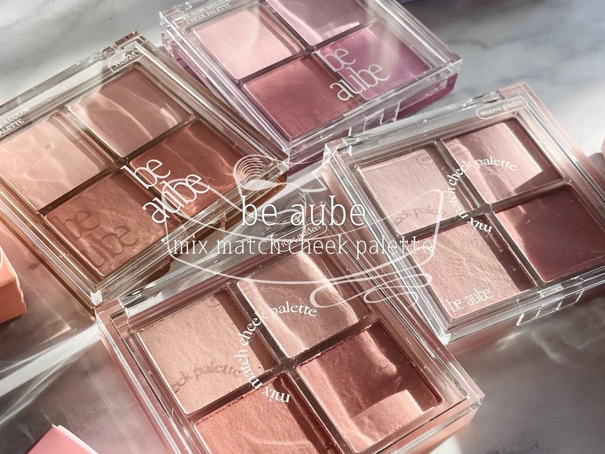 ミックスマッチチークパレット/be aube/パウダーチークを使ったクチコミ(1枚目)