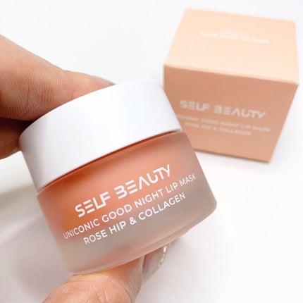 ユニコーングッドナイトリップマスク ローズヒップ&コラーゲン/SELF BEAUTY/リップマスクを使ったクチコミ(6枚目)