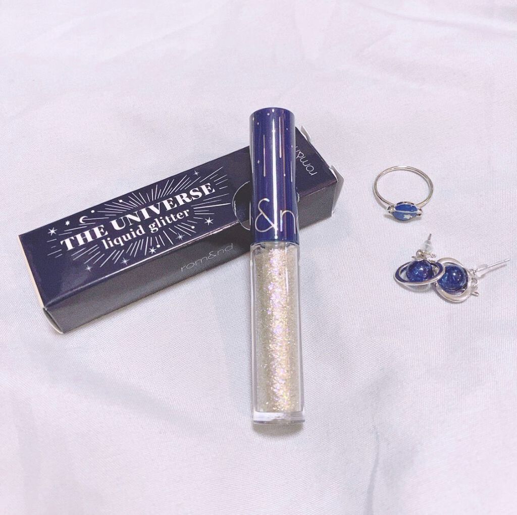 リキッド グリッター シャドウ/rom&nd/グリッターを使ったクチコミ（1枚目）