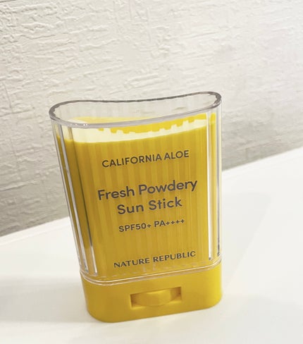 パウダリーUVアロエスティック SPF50+/PA++++/ネイチャーリパブリック/日焼け止めスティックを使ったクチコミ(1枚目)