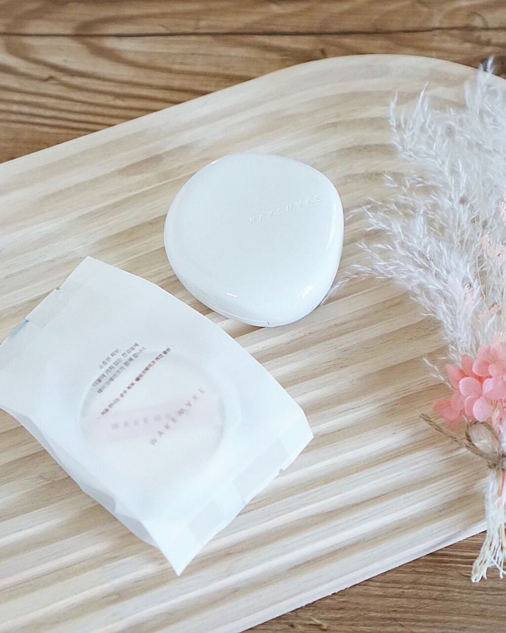 ビーガンクリーンピュアカバークッション/wakemake/クッションファンデーションを使ったクチコミ（3枚目）