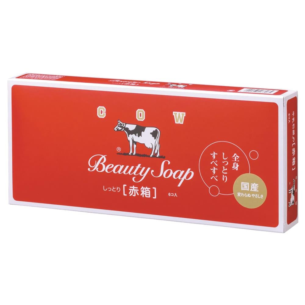 赤箱 (しっとり) | レギュラーサイズ 90g(6コ) カウブランド 赤箱 (しっとり) | レギュラーサイズ 90g(6コ) カウブランド