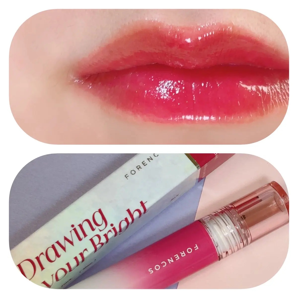 オールライトムードグローティント G09 Chouette/フォレンコス/リップティントを使ったクチコミ（3枚目）