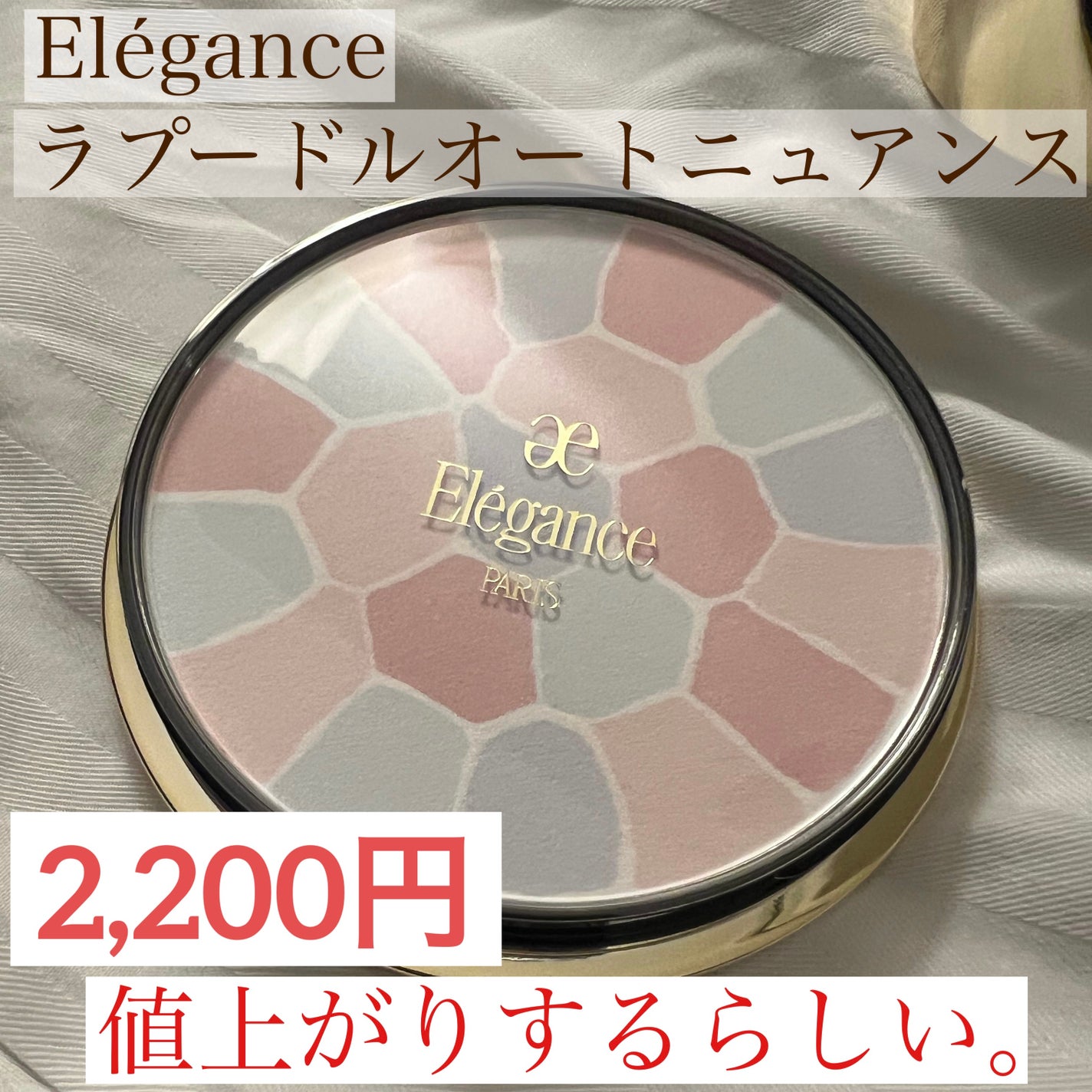 エレガンス ラ プードル オートニュアンス リクスィーズ/Elégance/プレストパウダーを使ったクチコミ(1枚目)