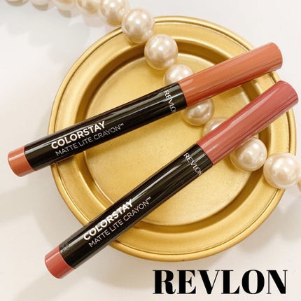 レブロン カラーステイ マット ライト クレヨン/REVLON/口紅を使ったクチコミ(1枚目)