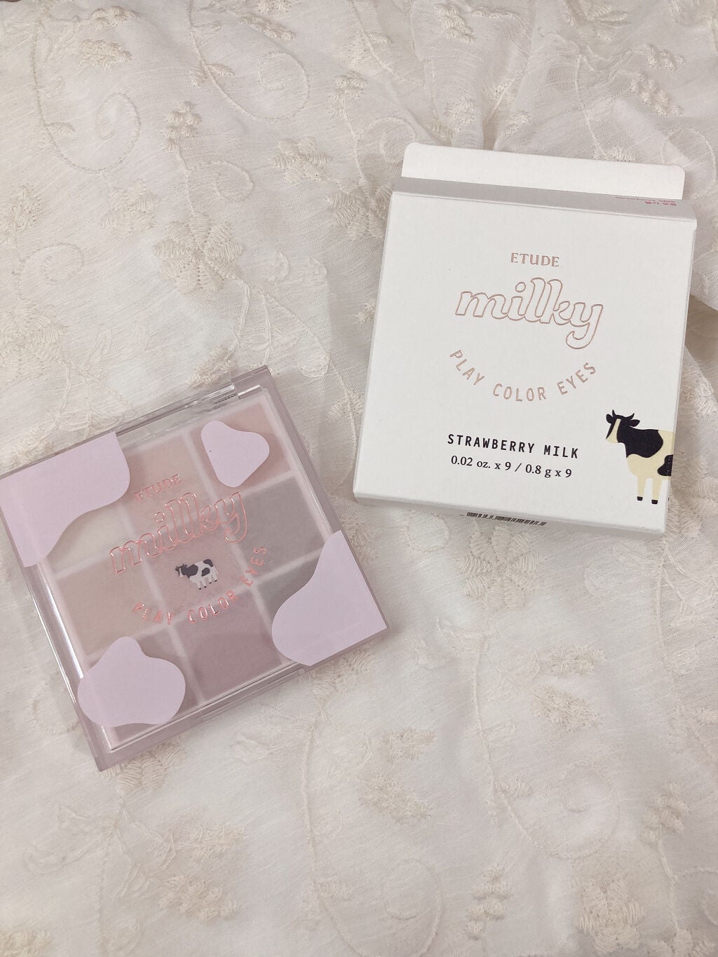 プレイカラーアイズ ≪ミルキーコレクション≫/ETUDE/アイシャドウパレットを使ったクチコミ(8枚目)