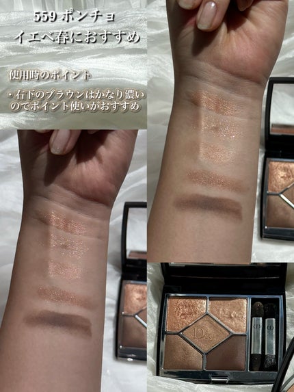 ディオールショウ サンク クルール 559 ポンチョ/Dior/アイシャドウを使ったクチコミ(3枚目)