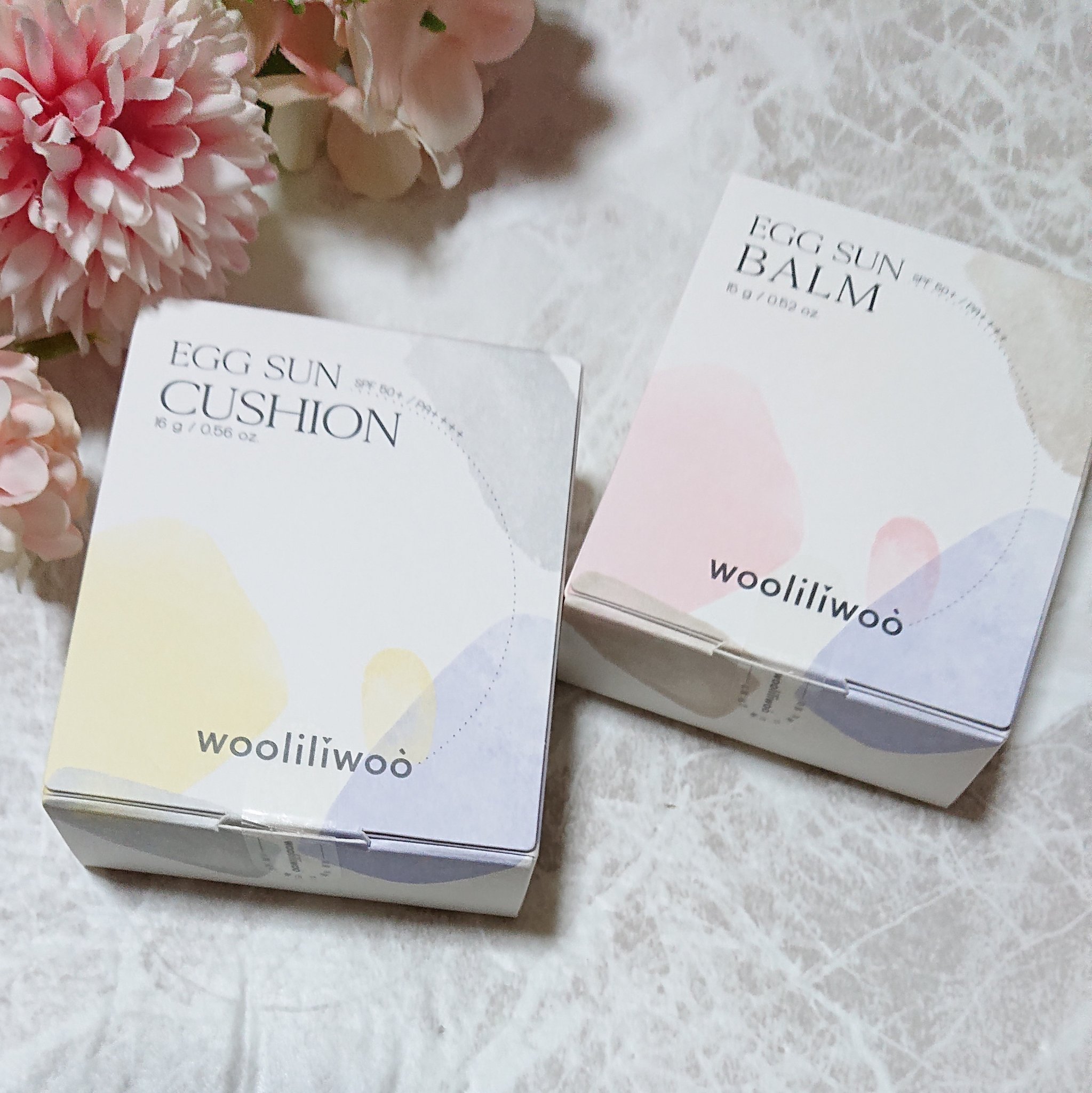 エッグサンクッション/wooliliwoo/日焼け止めローションを使ったクチコミ（1枚目）