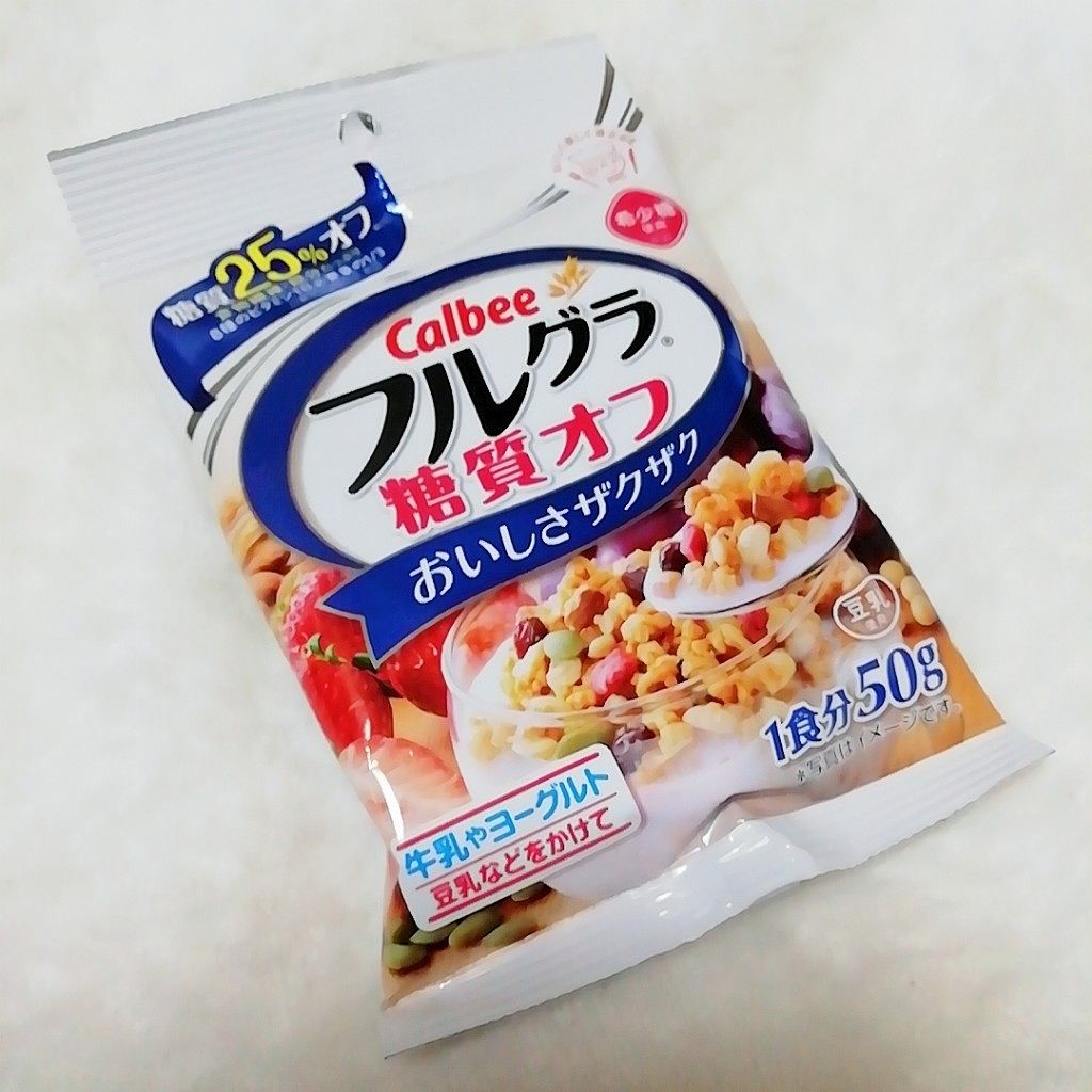フルーツグラノーラ糖質25%オフ/カルビー/グラノーラを使ったクチコミ(1枚目)