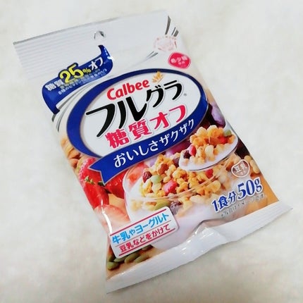 フルーツグラノーラ糖質25%オフ/カルビー/グラノーラを使ったクチコミ(1枚目)