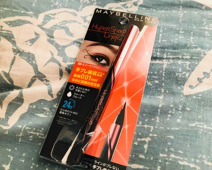 ハイパーシャープ ライナー R/MAYBELLINE NEW YORK/リキッドアイライナーを使ったクチコミ(1枚目)