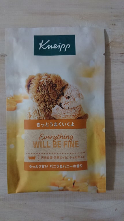クナイプ バスソルト バニラ&ハニーの香り/クナイプ/無機塩系入浴剤を使ったクチコミ(1枚目)