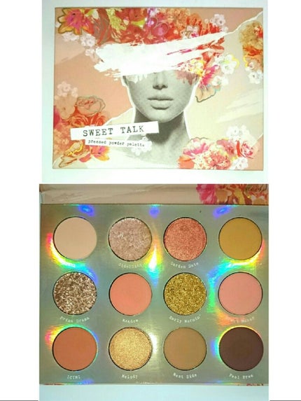 Eye Palette-Sweet Talk/ColourPop/アイシャドウパレットを使ったクチコミ(1枚目)