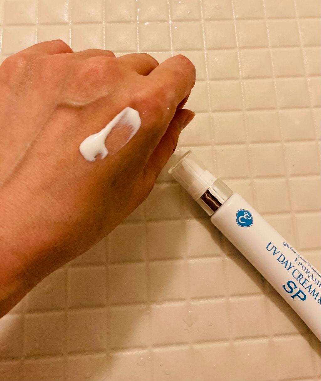 UVデイクリーム&ベースSP/EPORASHE/日焼け止めクリームを使ったクチコミ(3枚目)
