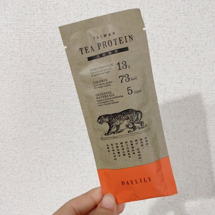 TAIWAN TEA PROTEIN 鉄観音茶/DAYLILY/ホエイプロテインを使ったクチコミ(2枚目)