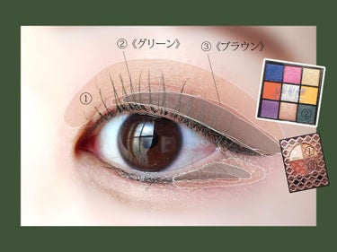 UR GLAM　BLOOMING EYE COLOR PALETTE/U R GLAM/パウダーアイシャドウを使ったクチコミ（2枚目）