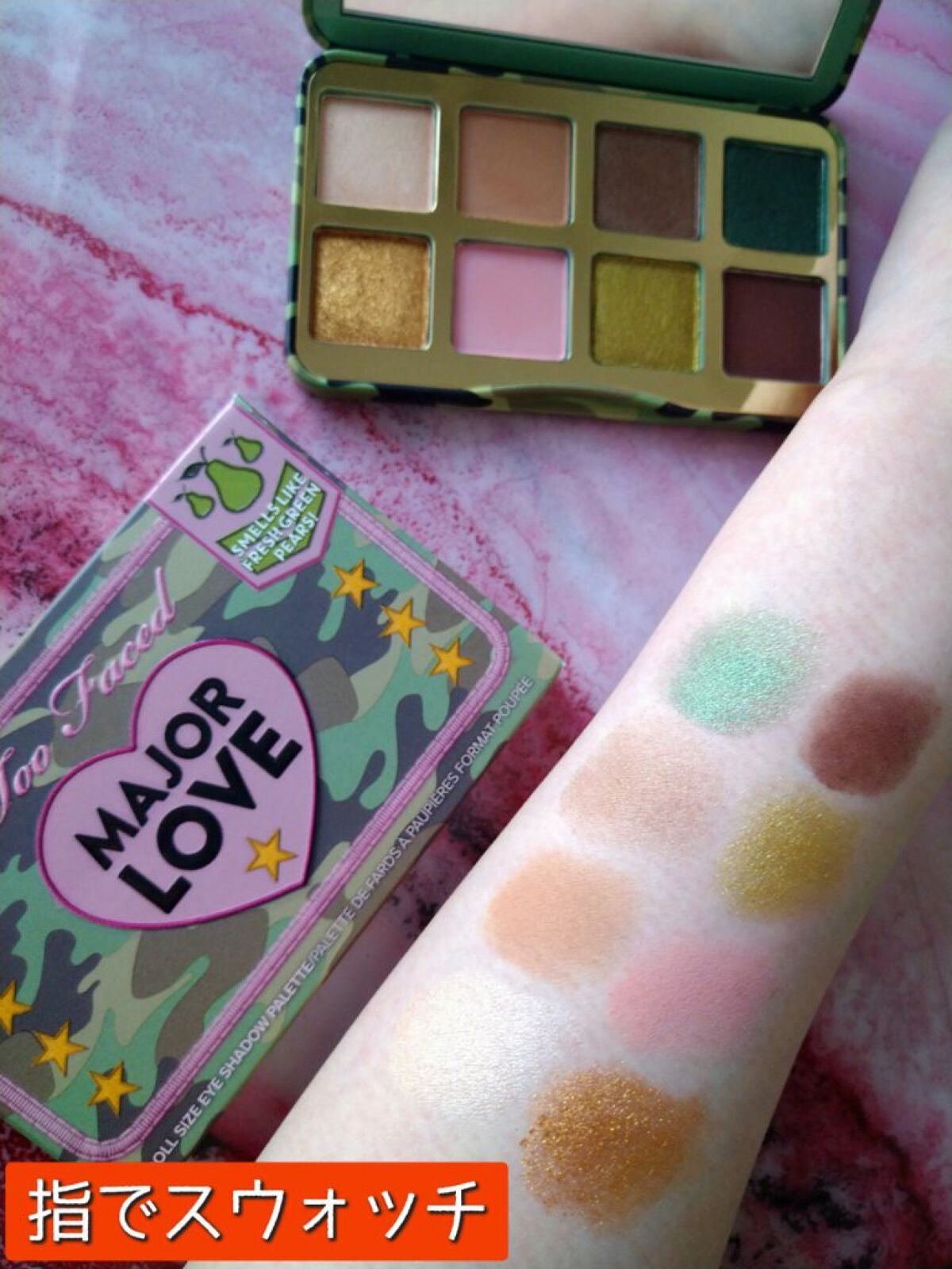 メジャーラブ ミニ アイシャドウ パレット/Too Faced/アイシャドウパレットを使ったクチコミ(2枚目)