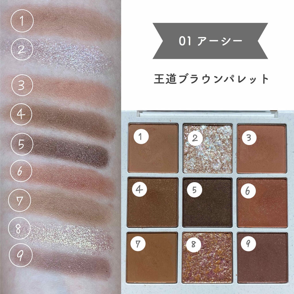 TERRAZZO Shadow palette/HOLIKA HOLIKA/アイシャドウパレットを使ったクチコミ(3枚目)