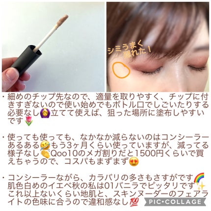 ロングラスティングコレクター/LUNA/リキッドコンシーラーを使ったクチコミ(3枚目)