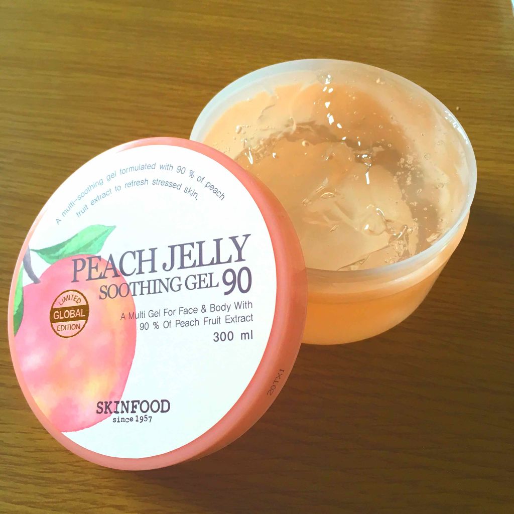 ピーチ ジェリー スージングジェル90/SKINFOOD/ボディローションを使ったクチコミ(1枚目)
