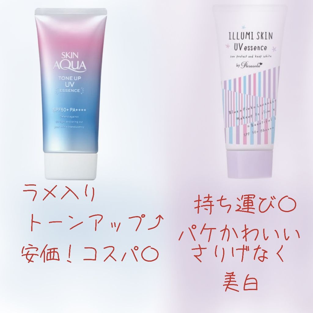 パラソーラ イルミスキンUVエッセンス(旧品)/パラソーラ/日焼け止め・UVケアを使ったクチコミ(2枚目)