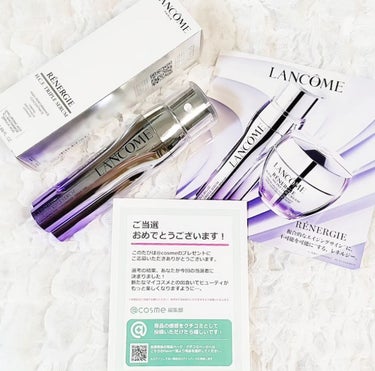 LANCOME レネルジー HCF トリプルセラムのクチコミ「#PR アットコスメ様よりランコムの美容液を頂きました✨

「ランコム レネルジー HCF ト.....」（2枚目）