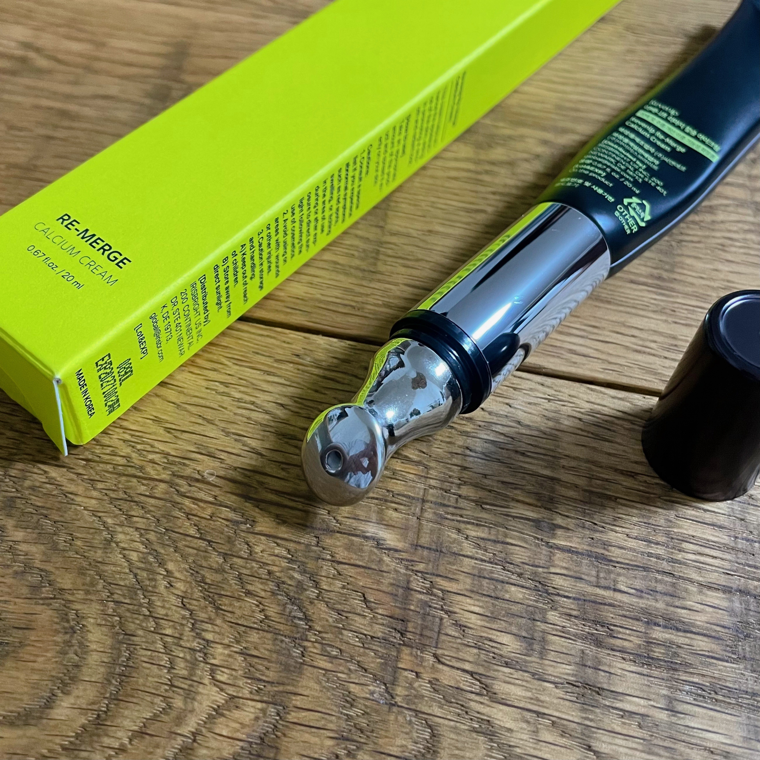 リマージカルシウム振動アイクリーム/REVENIP/フェイスクリームを使ったクチコミ（3枚目）