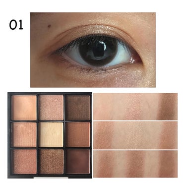 UR GLAM　BLOOMING EYE COLOR PALETTE/U R GLAM/アイシャドウパレットを使ったクチコミ（2枚目）