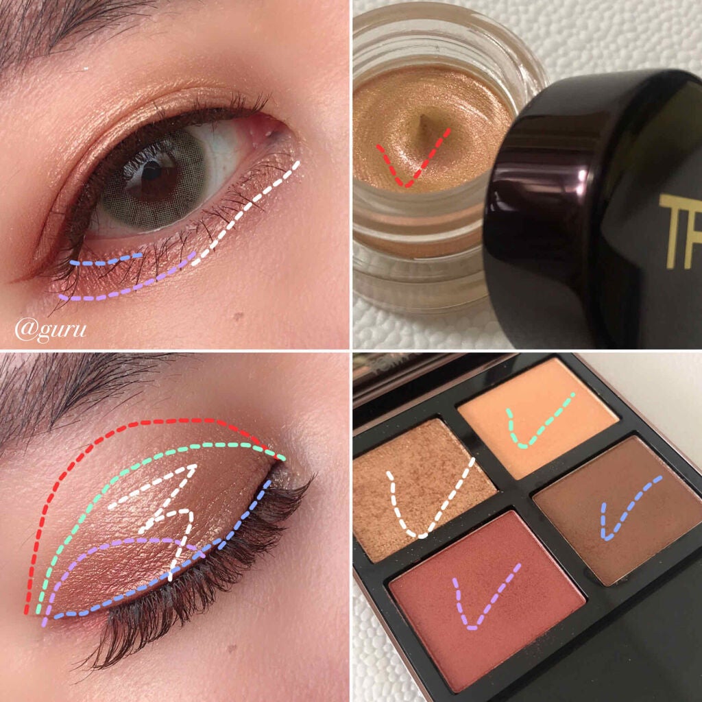 アイ カラー クォード/TOM FORD BEAUTY/アイシャドウパレットを使ったクチコミ(3枚目)