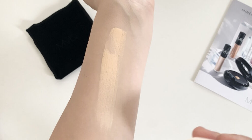 ミネラルリキッドリー ファンデーション SPF22 PA++/MiMC/リキッドファンデーションを使ったクチコミ（3枚目）