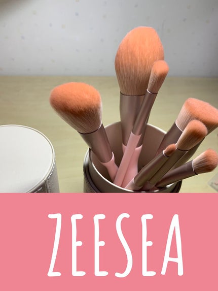 ローズクラウドメイクブラシセット/ZEESEA/メイクブラシを使ったクチコミ(1枚目)