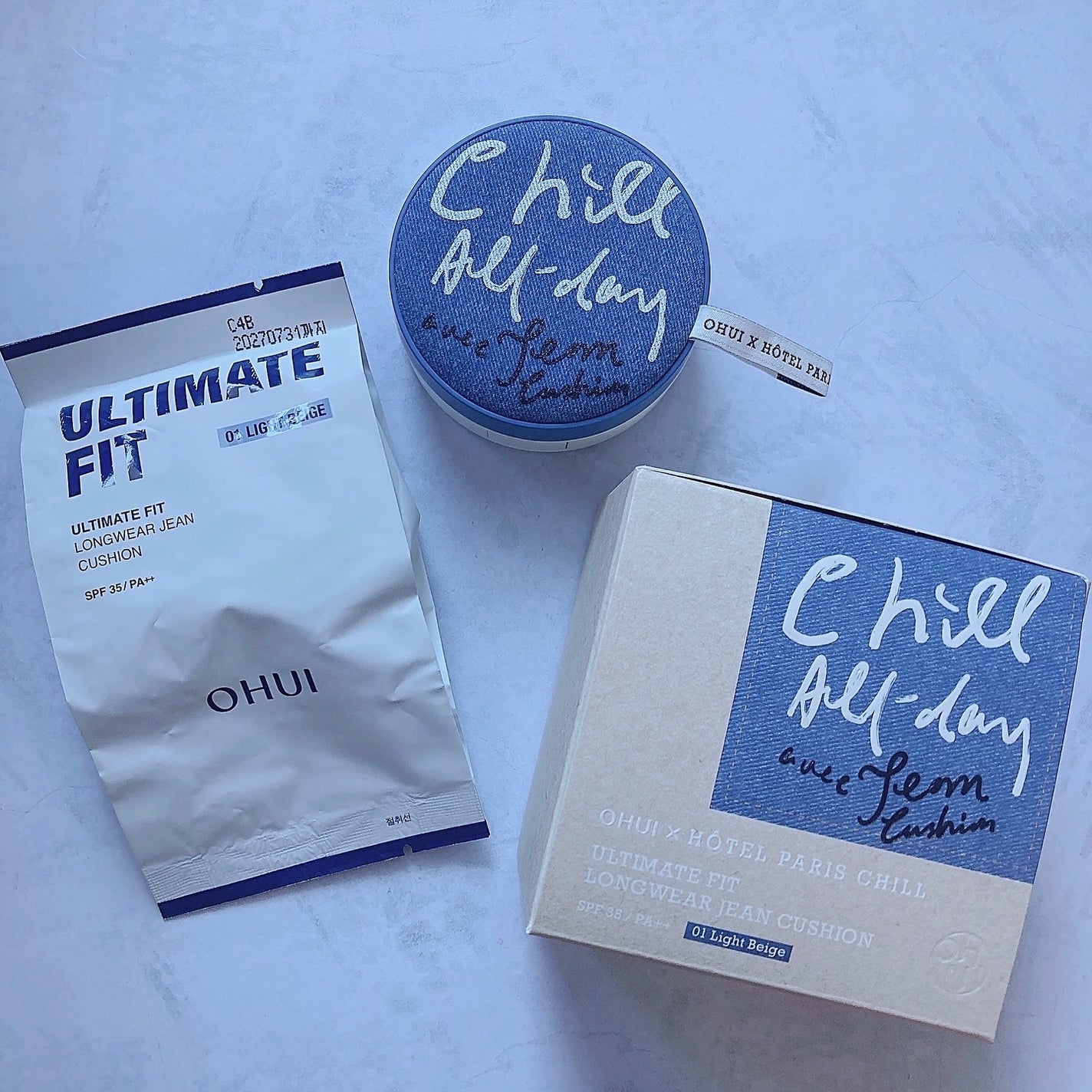 アルティメットフィット ロングウェアデニムクッション/OHUI/クッションファンデーションを使ったクチコミ(4枚目)