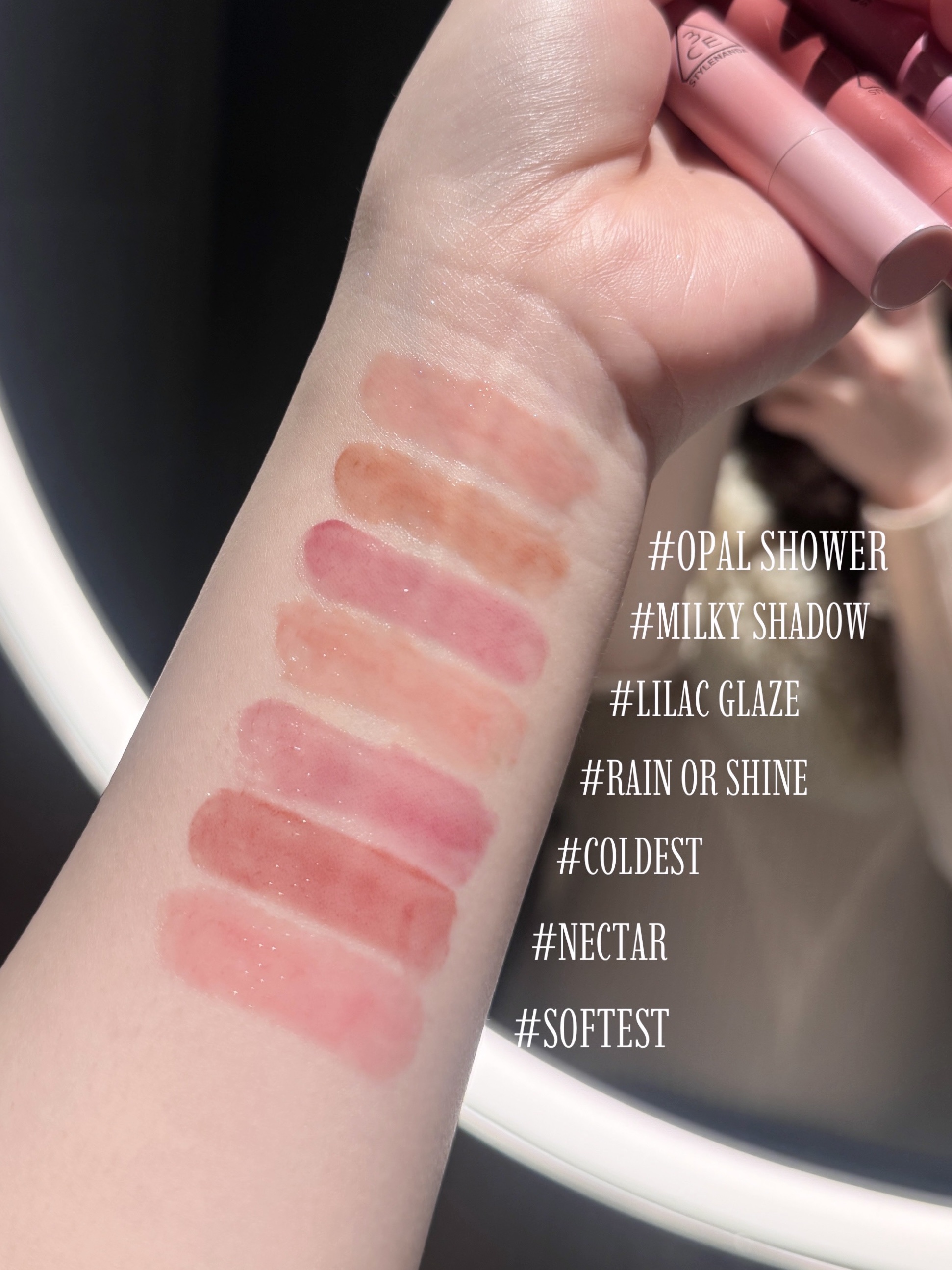 3CE シャインリフレクター/3CE/口紅を使ったクチコミ（3枚目）