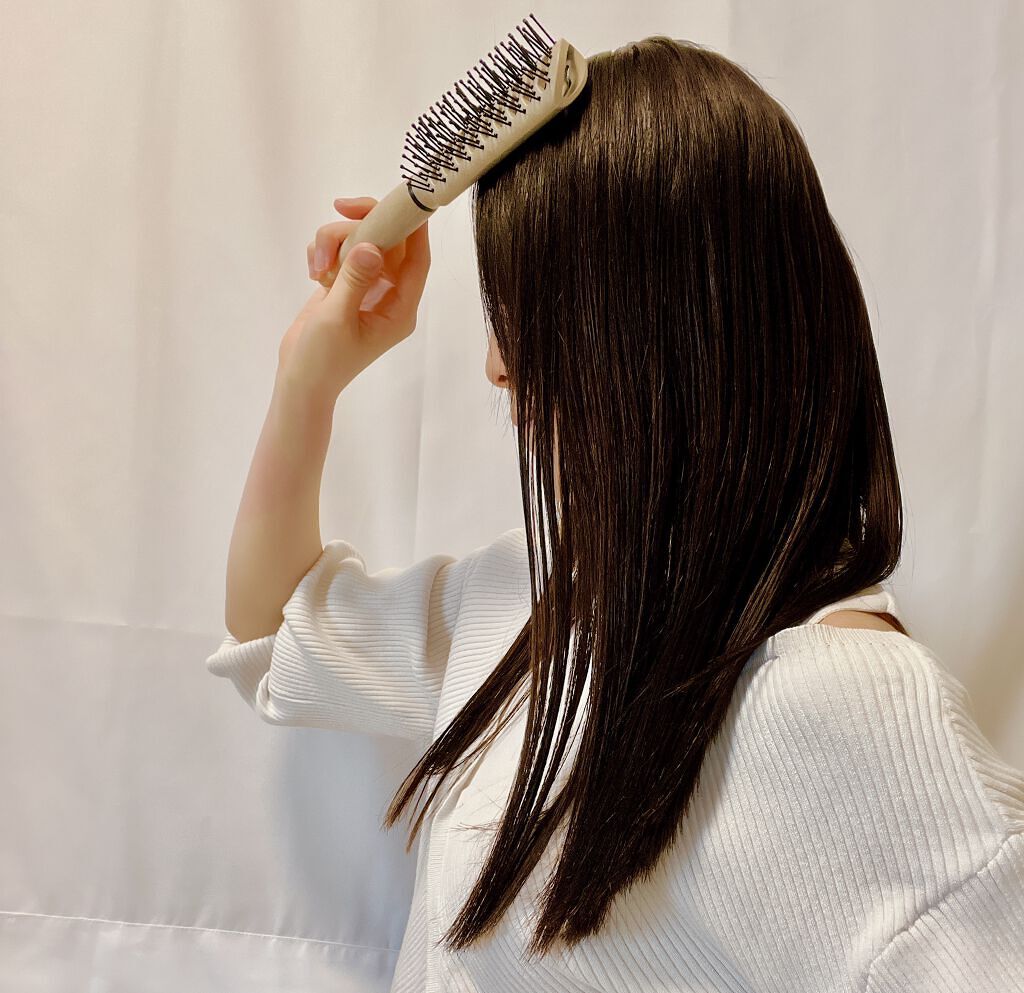 スカルブラシ/ecola/ヘアブラシを使ったクチコミ（3枚目）