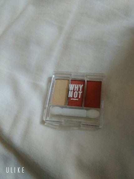 WHY NOT SPINNS 3色アイシャドウ テラコッタブラウン/DAISO/アイシャドウパレットの画像