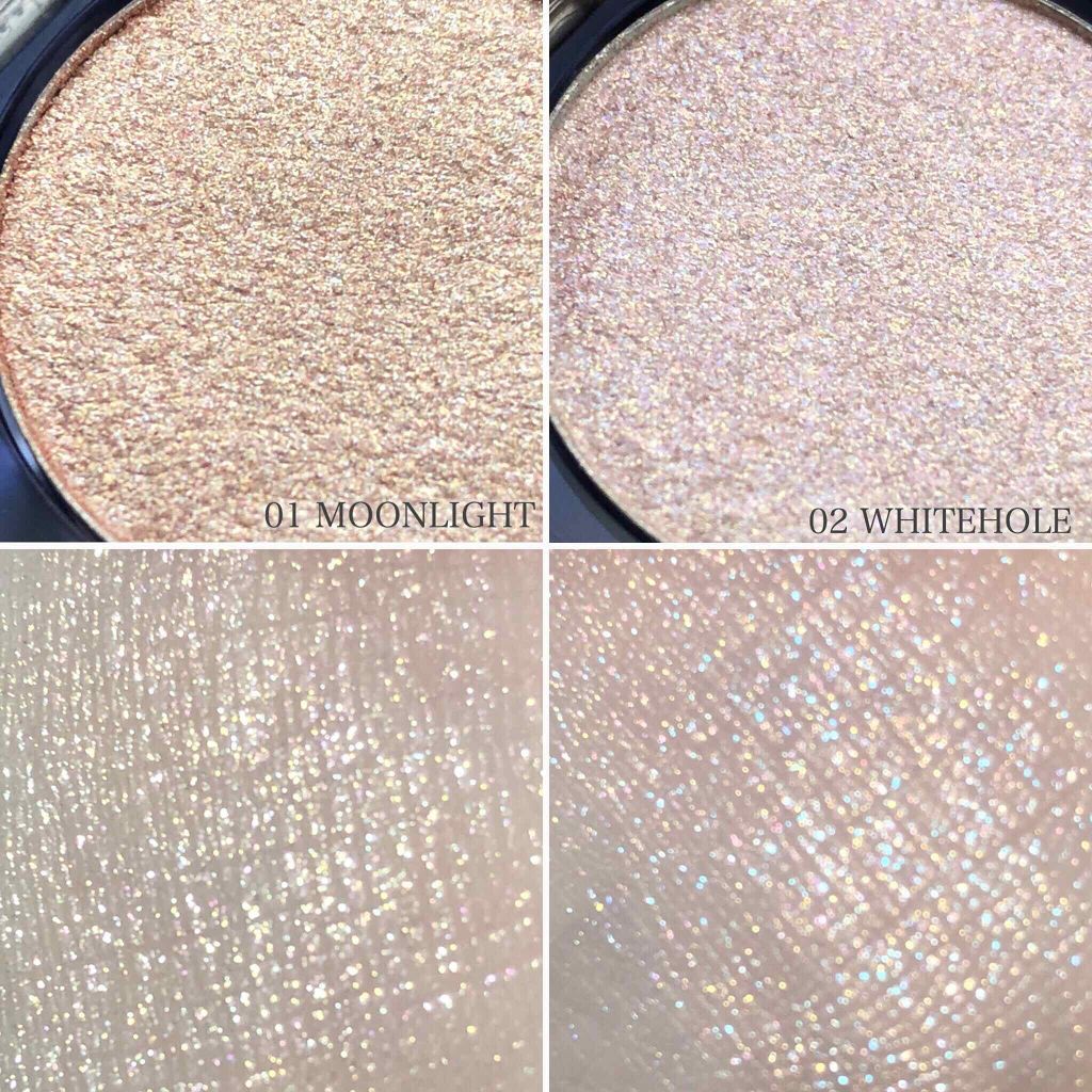 グリッター シャドウ カラー/rom&nd/グリッターを使ったクチコミ(3枚目)