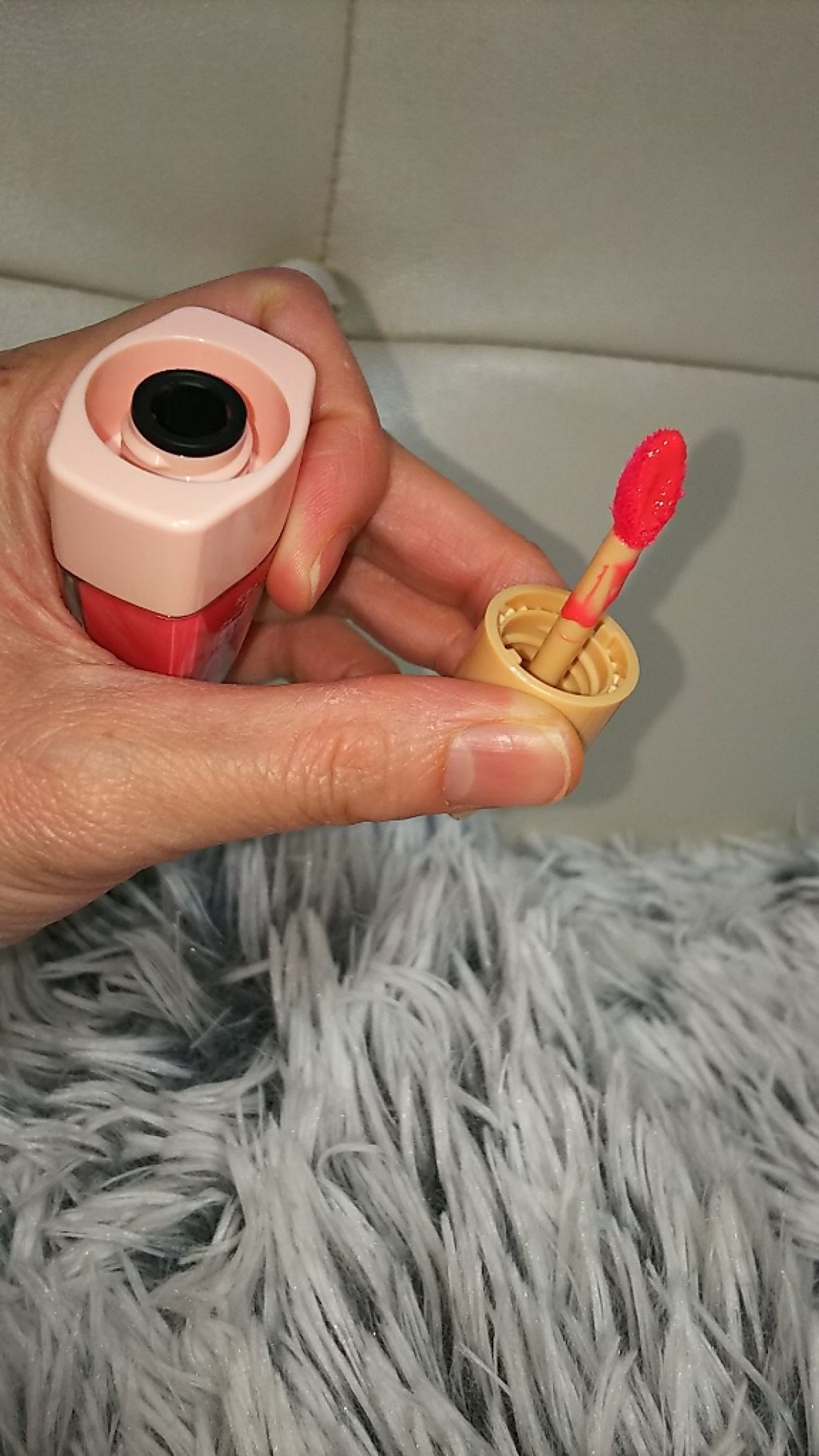 ディアダーリン ウォータージェルティント （アイスティント）/ETUDE/口紅を使ったクチコミ（2枚目）