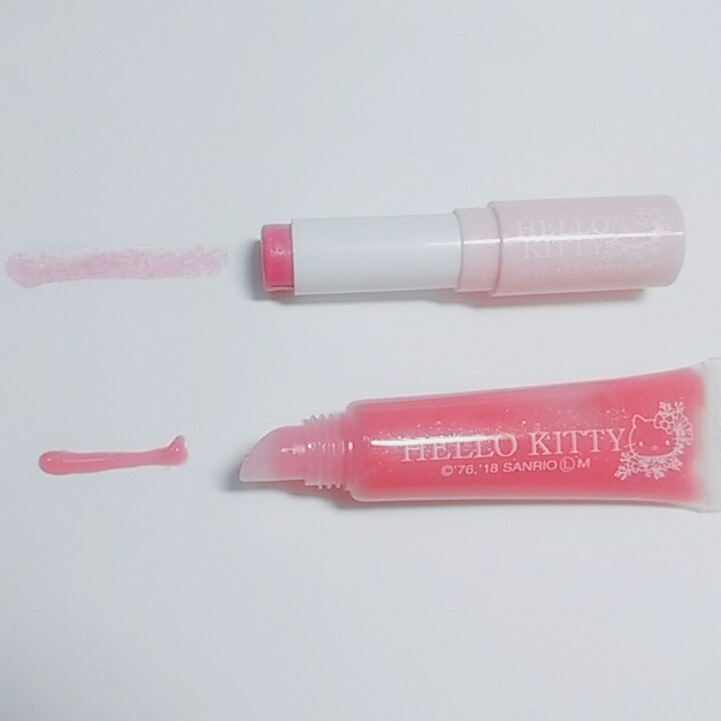 Blooming Kitty リップスティック/DAISO/口紅を使ったクチコミ（2枚目）