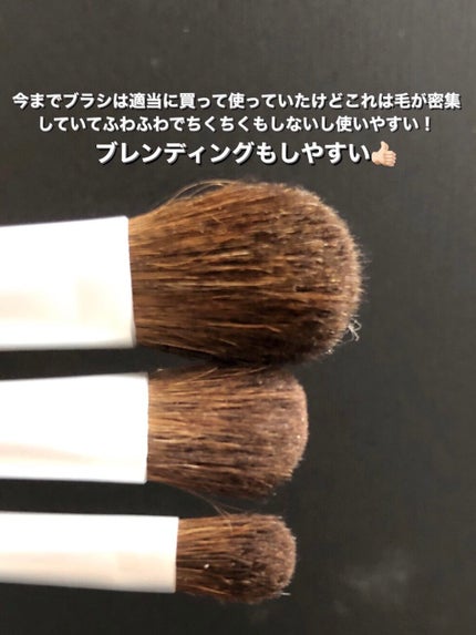 アイシャドウブラシセット/ロージーローザ/メイクブラシを使ったクチコミ(3枚目)