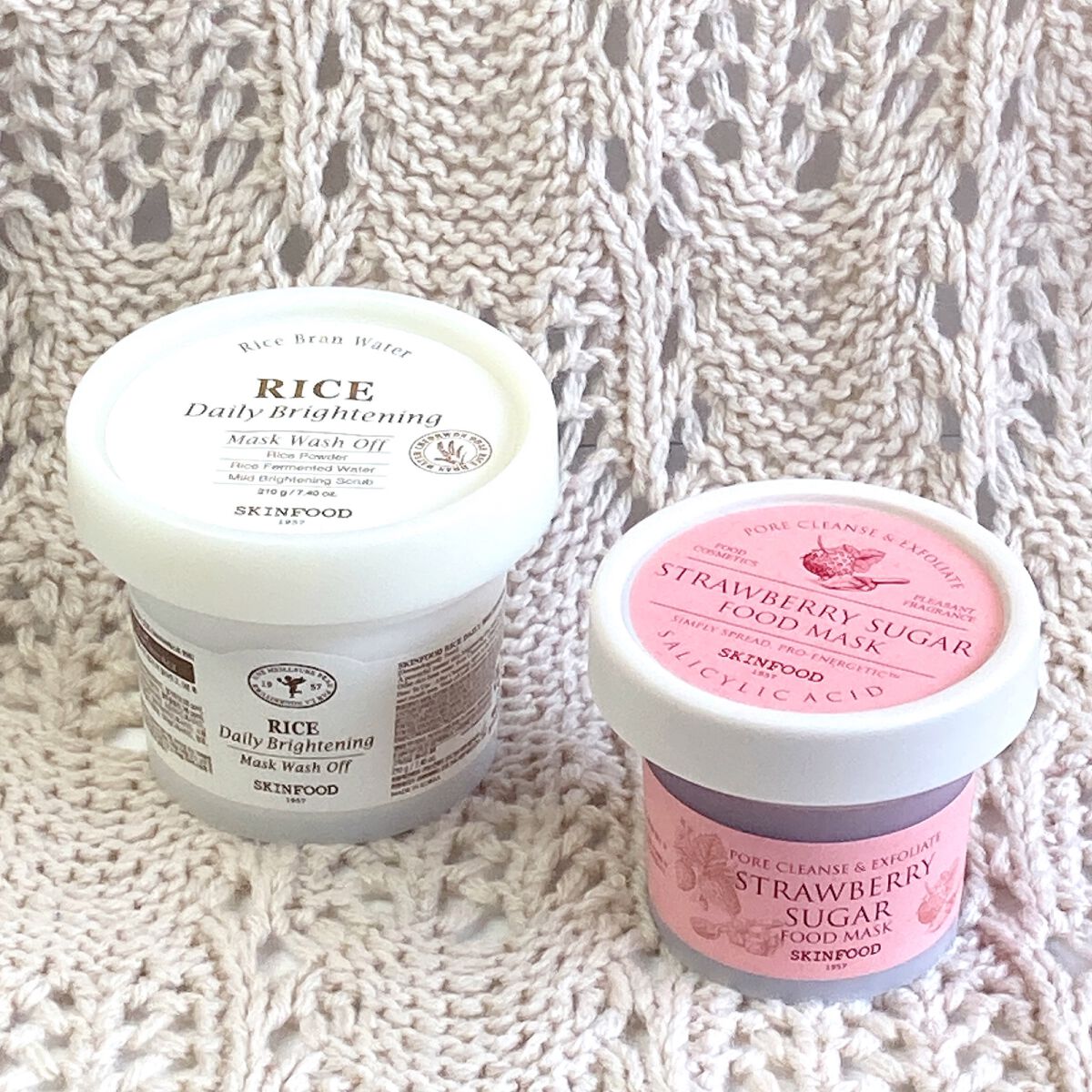 ライス デイリー ブライトニング マスクウォッシュオフ/SKINFOOD/洗い流すパック・マスクを使ったクチコミ(5枚目)