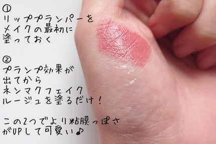 エッセンス リッププランパー/Visée/リッププランパーを使ったクチコミ(2枚目)