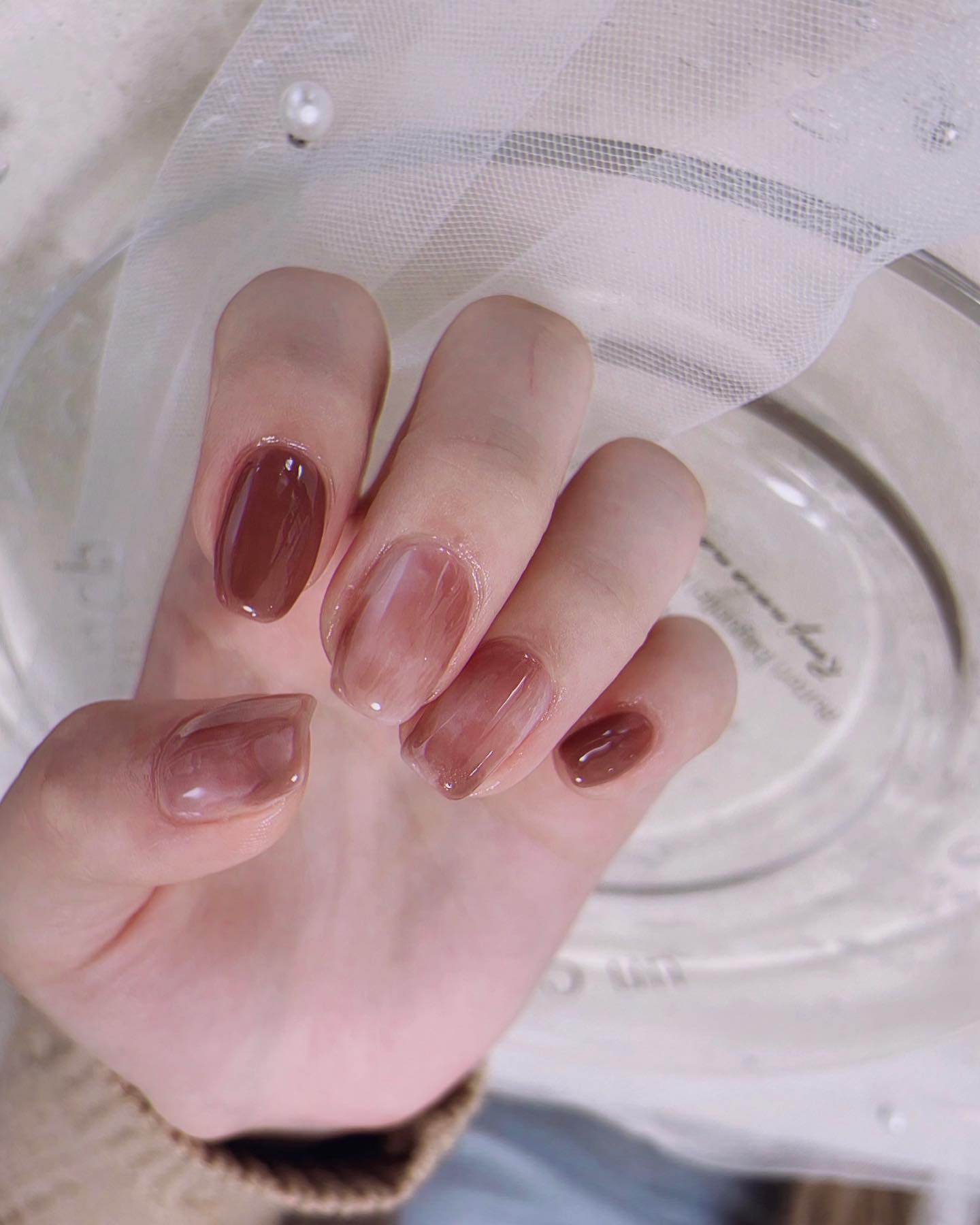 #シンプルネイル,#オフィスネイル,#ホリデーネイルのネイルデザイン