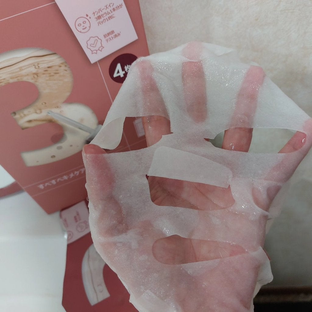 3番 すべすべキメケアシートマスク/numbuzin/シートマスク・パックを使ったクチコミ(3枚目)