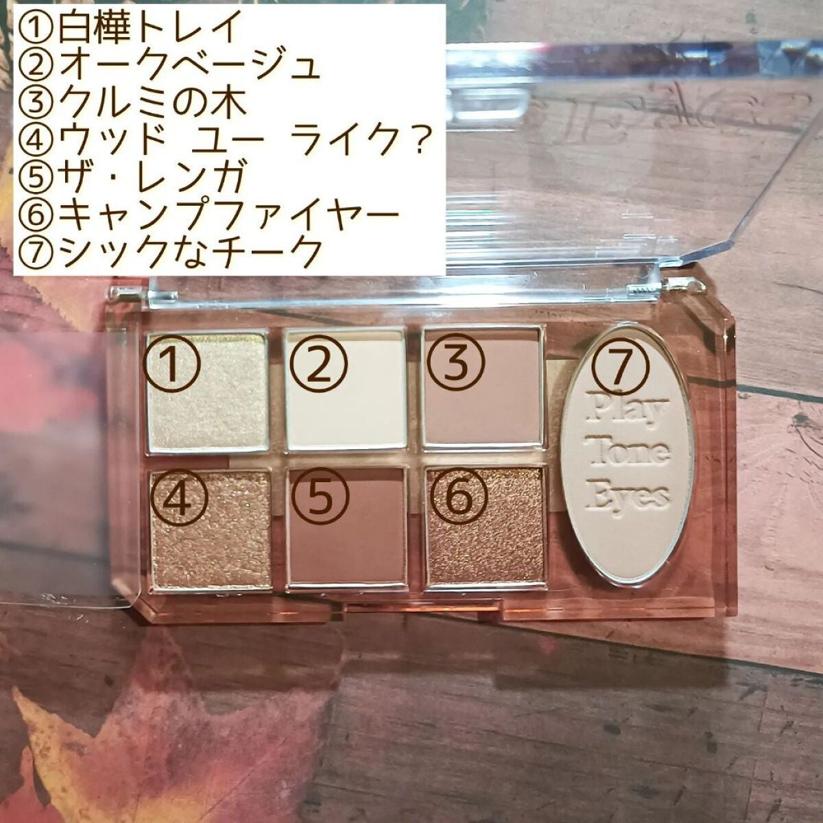 プレイトーンアイパレット/ETUDE/アイシャドウパレットを使ったクチコミ(2枚目)