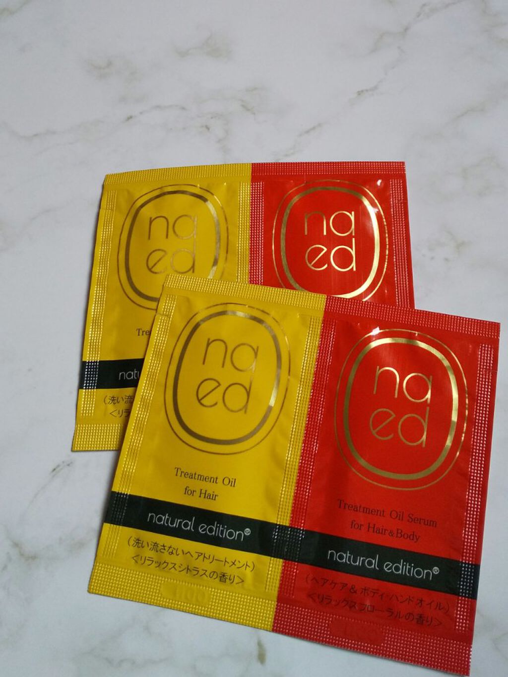 トリートメントオイルセラム/natural edition/ヘアオイルを使ったクチコミ（1枚目）