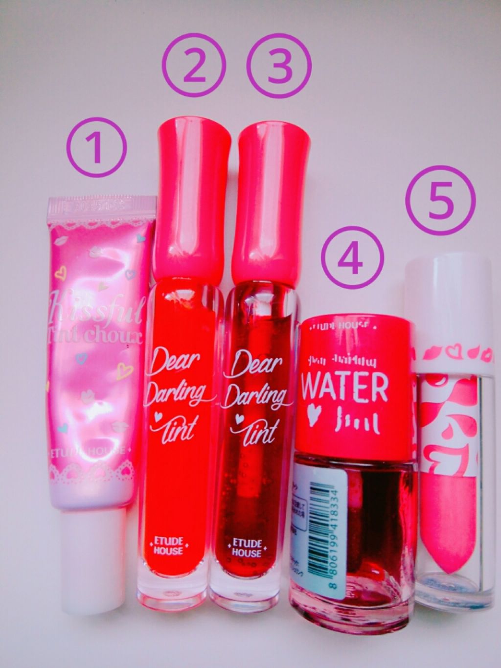 ウォーターティント/ETUDE/リップグロスを使ったクチコミ(2枚目)