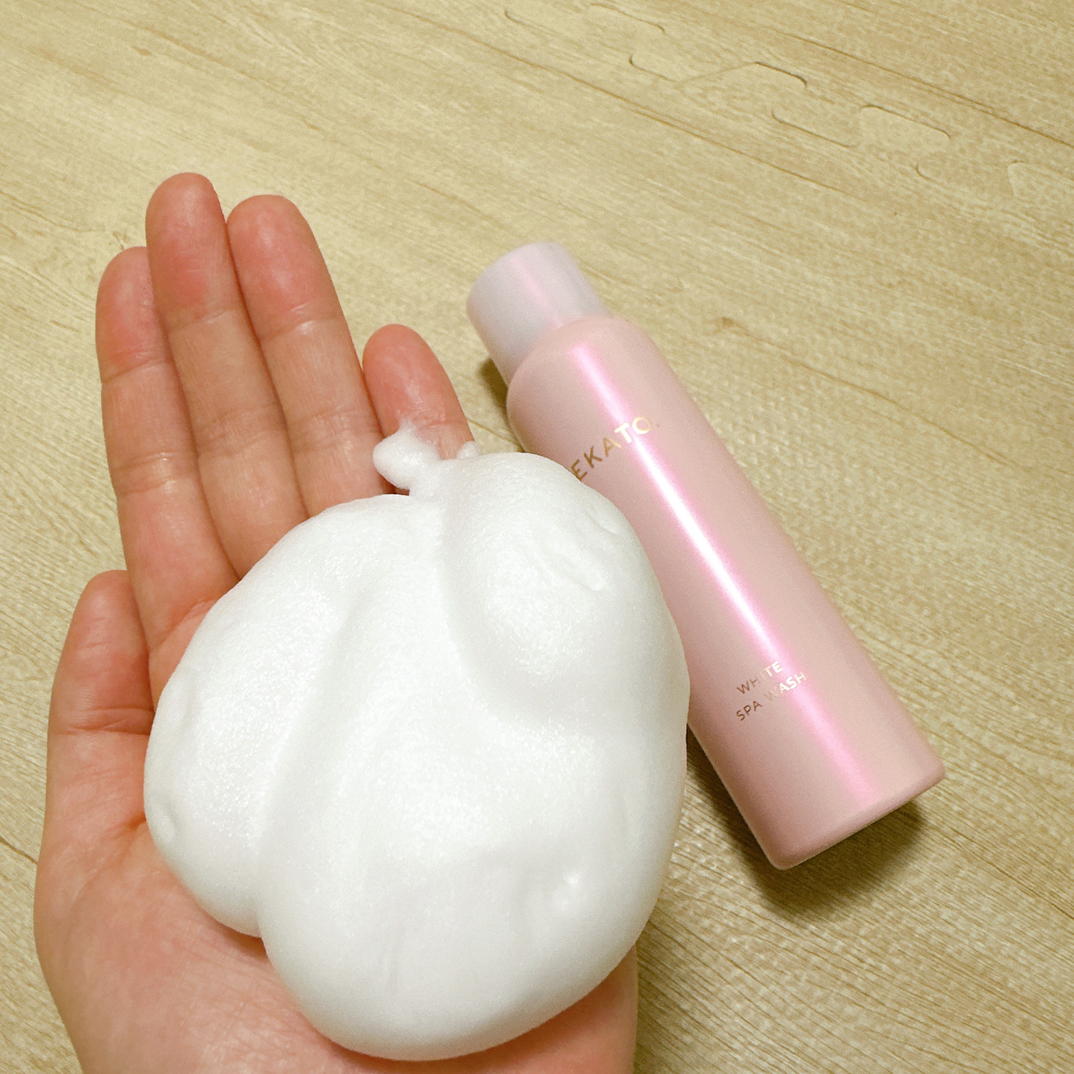 ホワイト スパウォッシュ/EKATO./その他洗顔料を使ったクチコミ（3枚目）