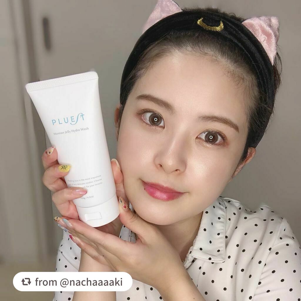 マンナンジェリーハイドロウォッシュ/PLUEST/洗顔料を使ったクチコミ(3枚目)