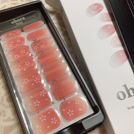 セミキュアジェルネイル(ハンド)/ohora/ネイルシールを使ったクチコミ(4枚目)